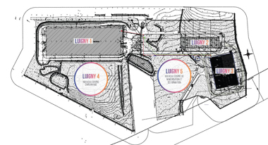Aerial view of Bangbok city in Thailand