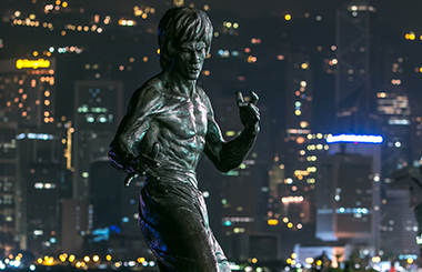 Bruce Lee's monument, Hong Kong 