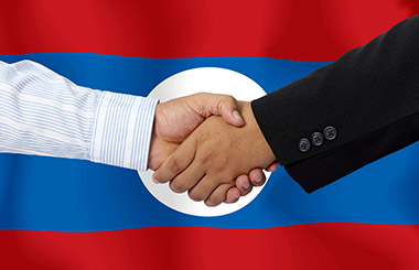 Positive business relationships developing in the country of Laos